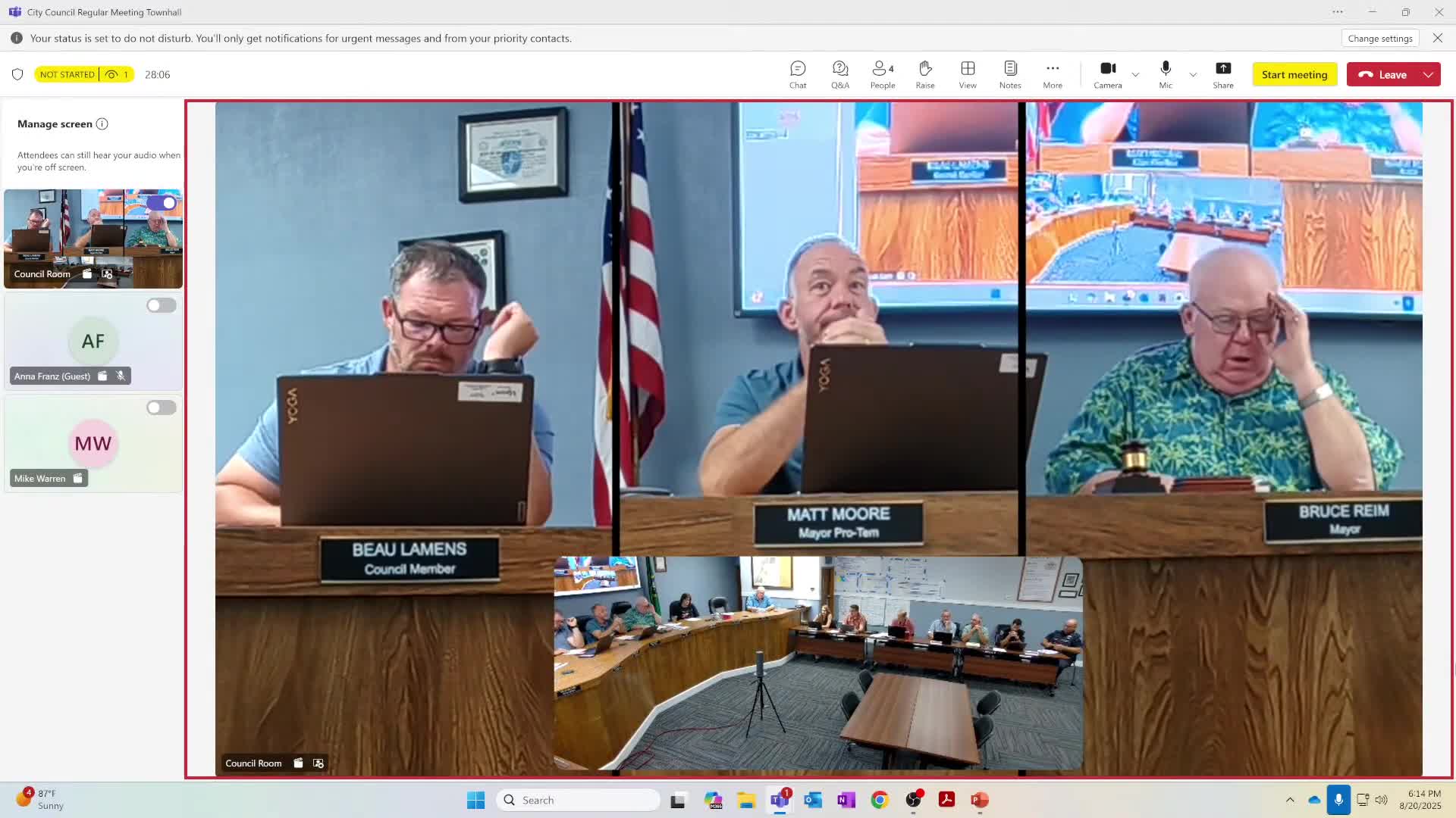 City Council Considers First Reading of Ordinance 25 0 6 for Comp Plan Amendment