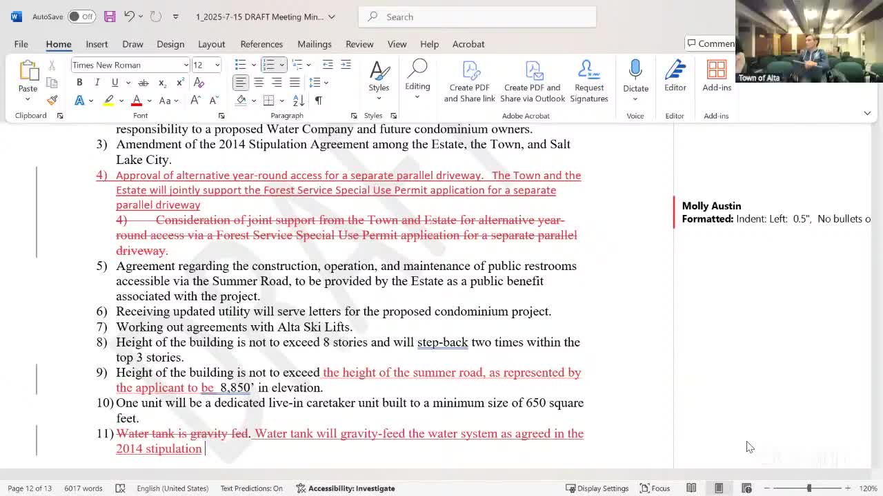 Commission clarifies caretaker housing: at least one on-site unit must meet minimum size