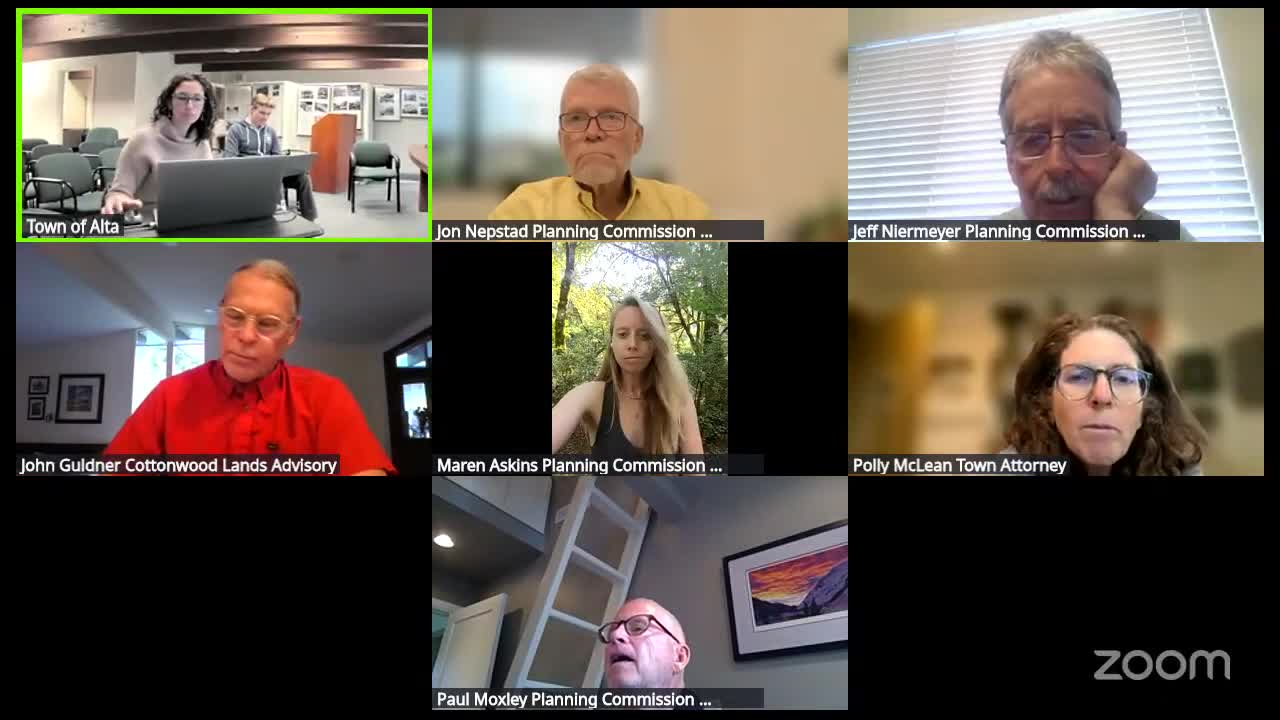 Alta planning commissioners approve amended July minutes after clarifying several conditions