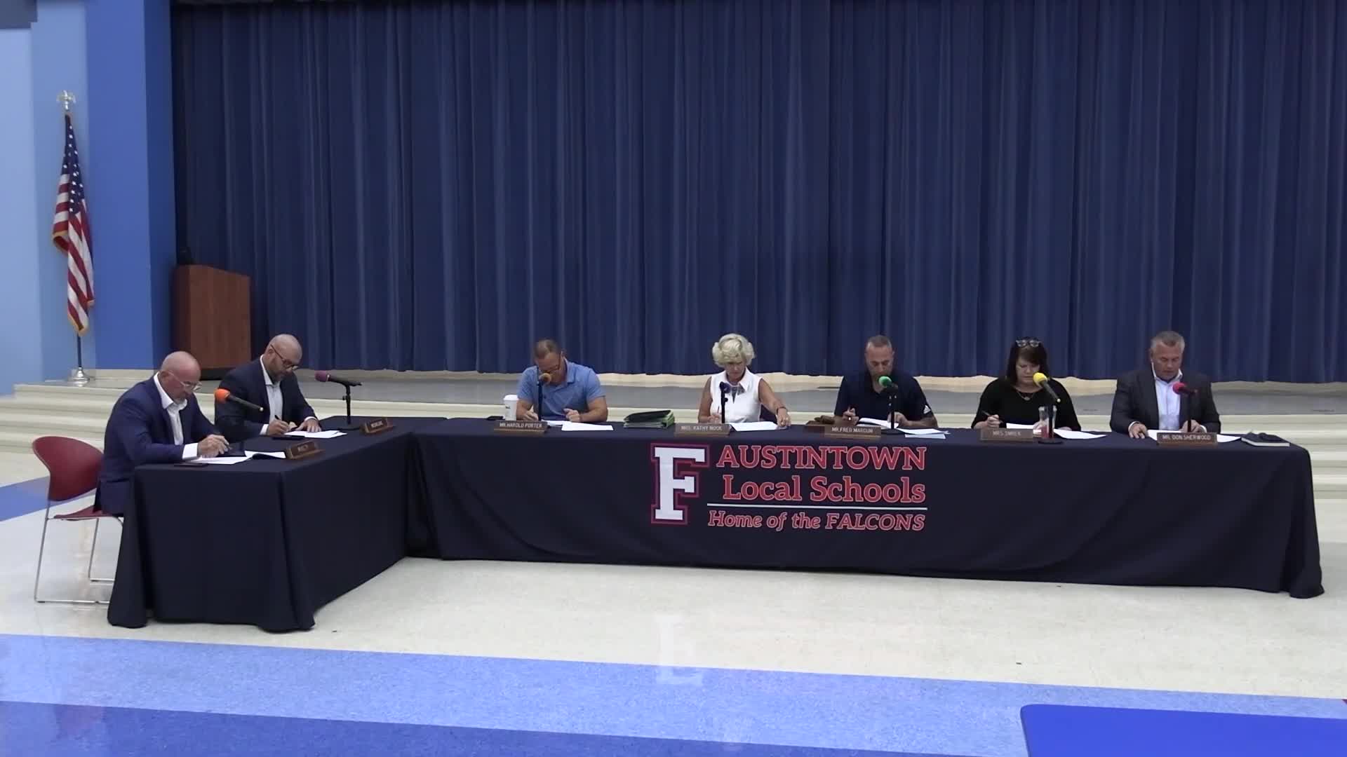 Austintown board approves 2025–26 contracts for Title I staffing and student services