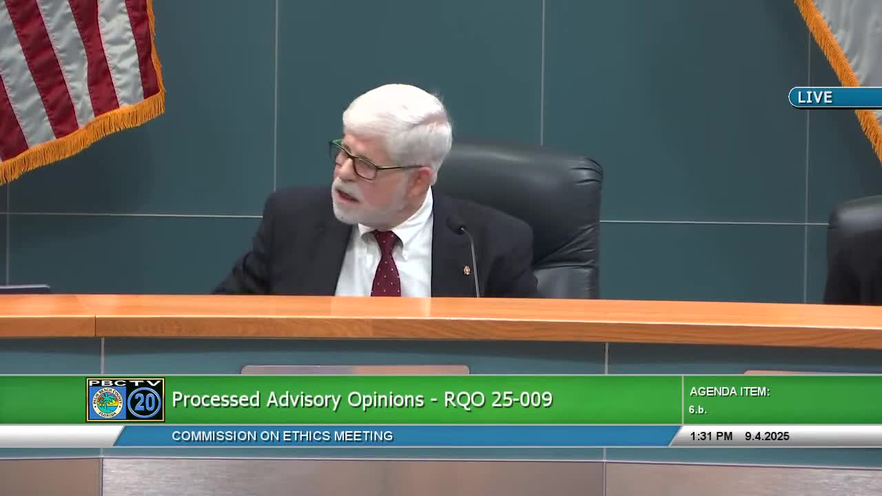 Ethics commission reports completion of municipal outreach; staff to resume trainings in September