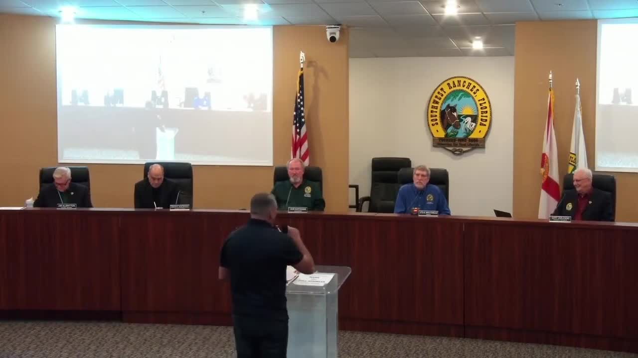 Residents Criticize Southwest Ranches Council Over Incinerator and Business Regulations