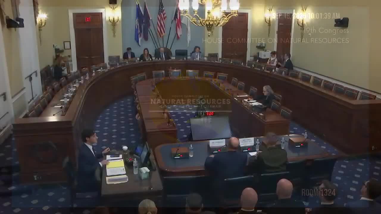 Subcommittee Reviews Six Bills Including National Law Enforcement and Military Lands Acts