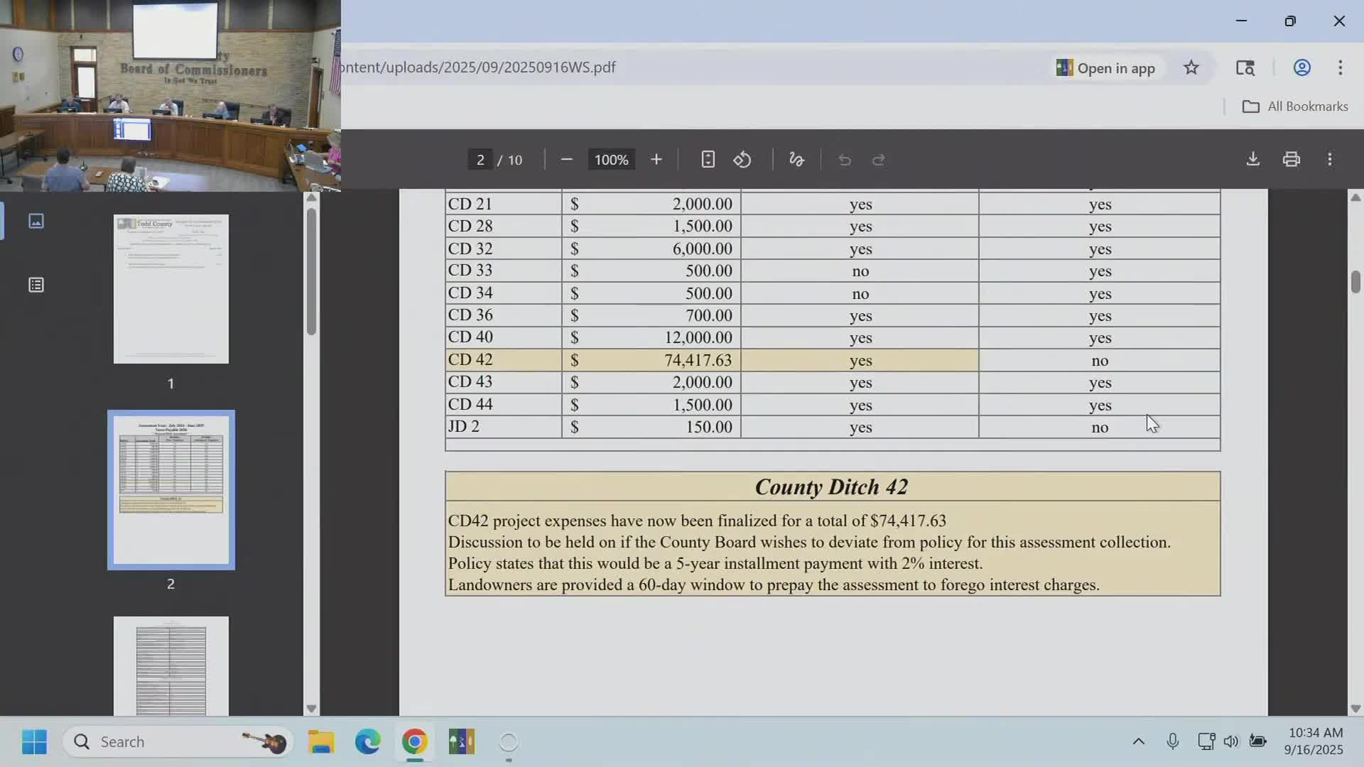 County schedules Oct. 7 public hearing on updated fee schedule; cannabis, septic inspections and pavilion rental highlighted