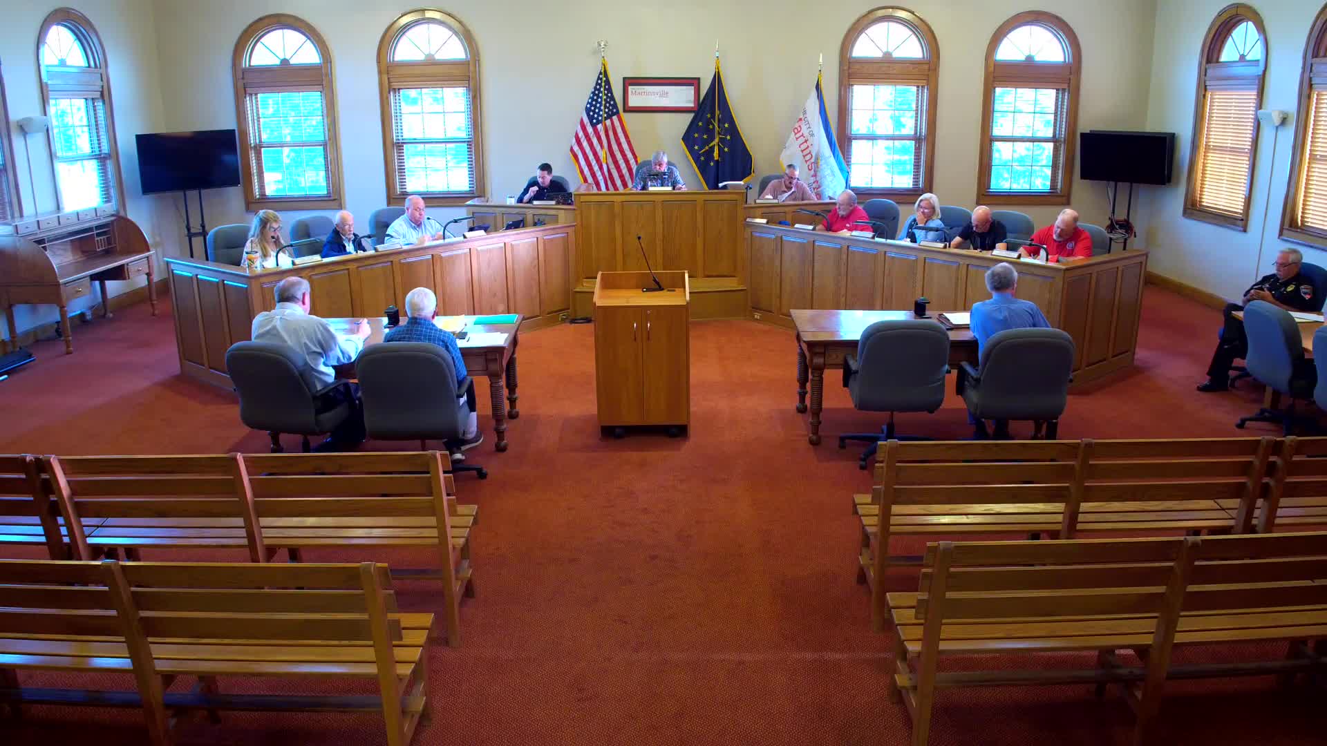 Martinsville council tables review of peddler/solicitor permit, forms subcommittee