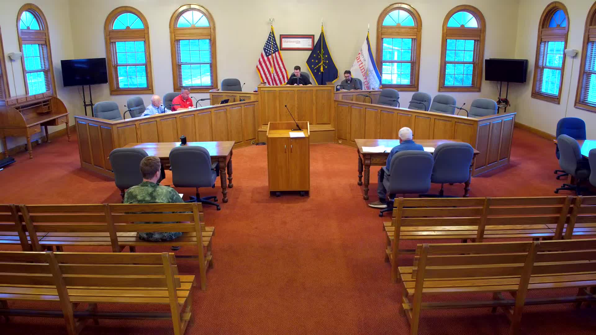 Commission questions billing for Wayne & Morgan parking lot; staff to pursue deed transfer to city