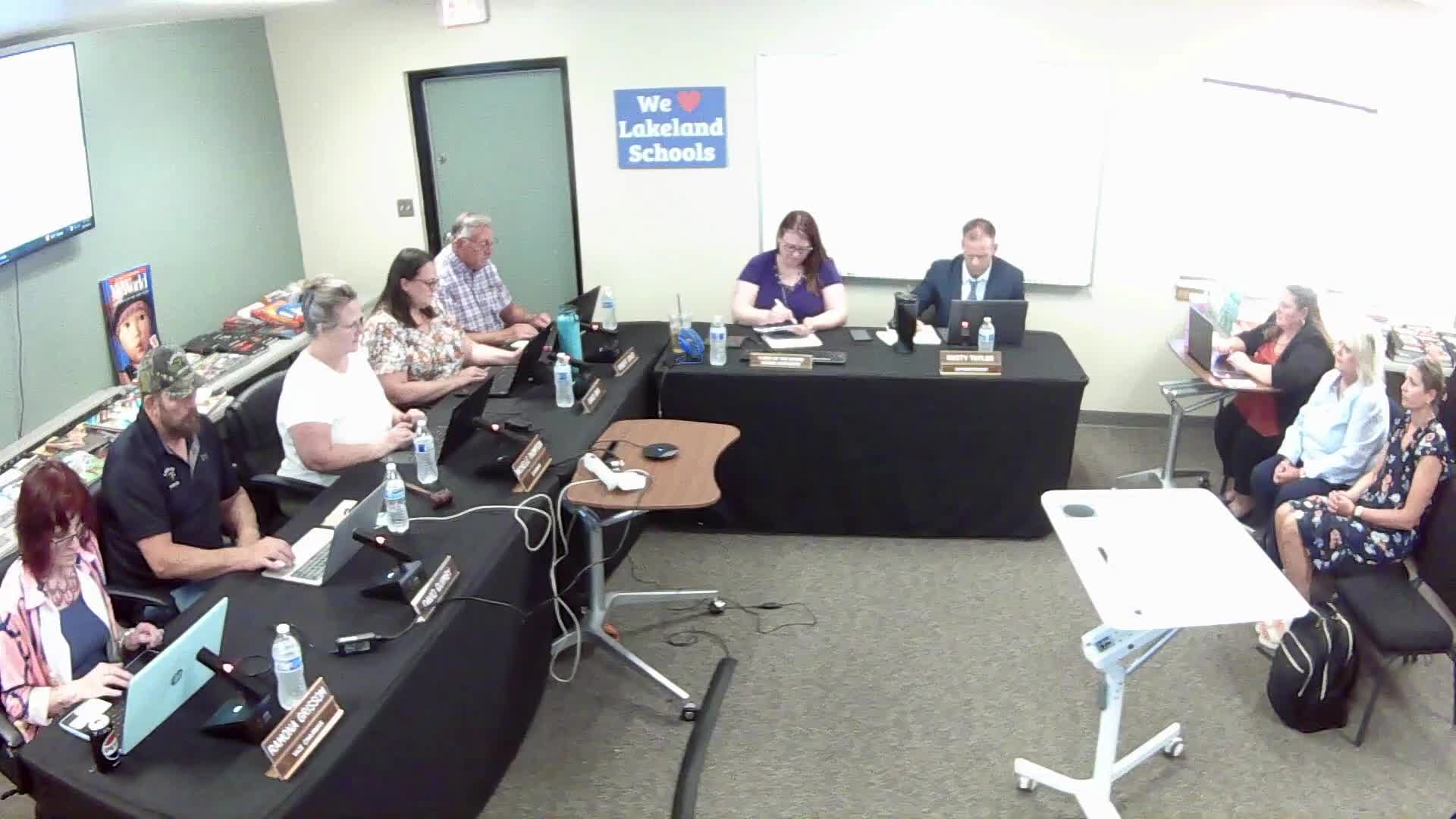 Trustees table THS video-board memorandum over exclusive-sponsorship language