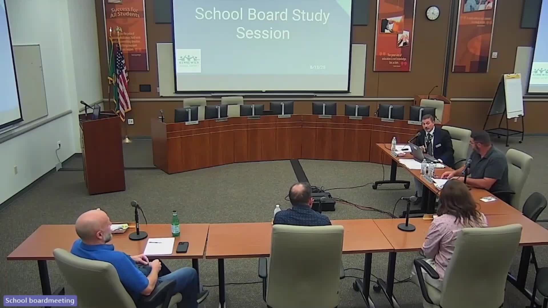 Kennewick leaders focus study session on mission alignment, safety and graduation as primary performance targets