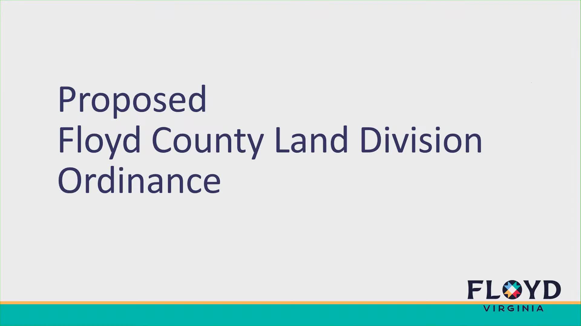 Planning commission recommends striking private centralized‑water lot reductions from new land‑division ordinance