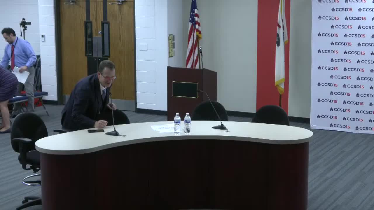 District 15 pilots restorative‑practice circles in classrooms; CLA and Paddock staff report early gains