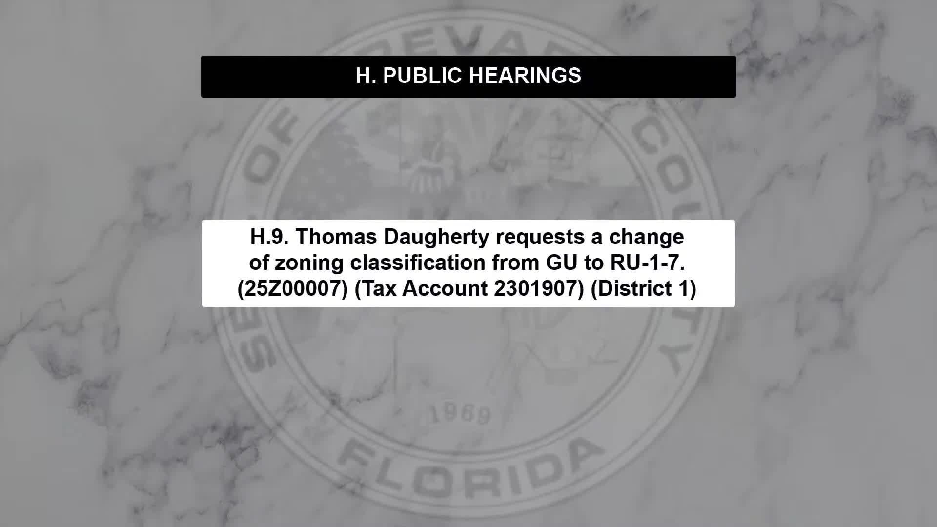 Commissioners approve rezoning for Thomas Doherty property in District 1