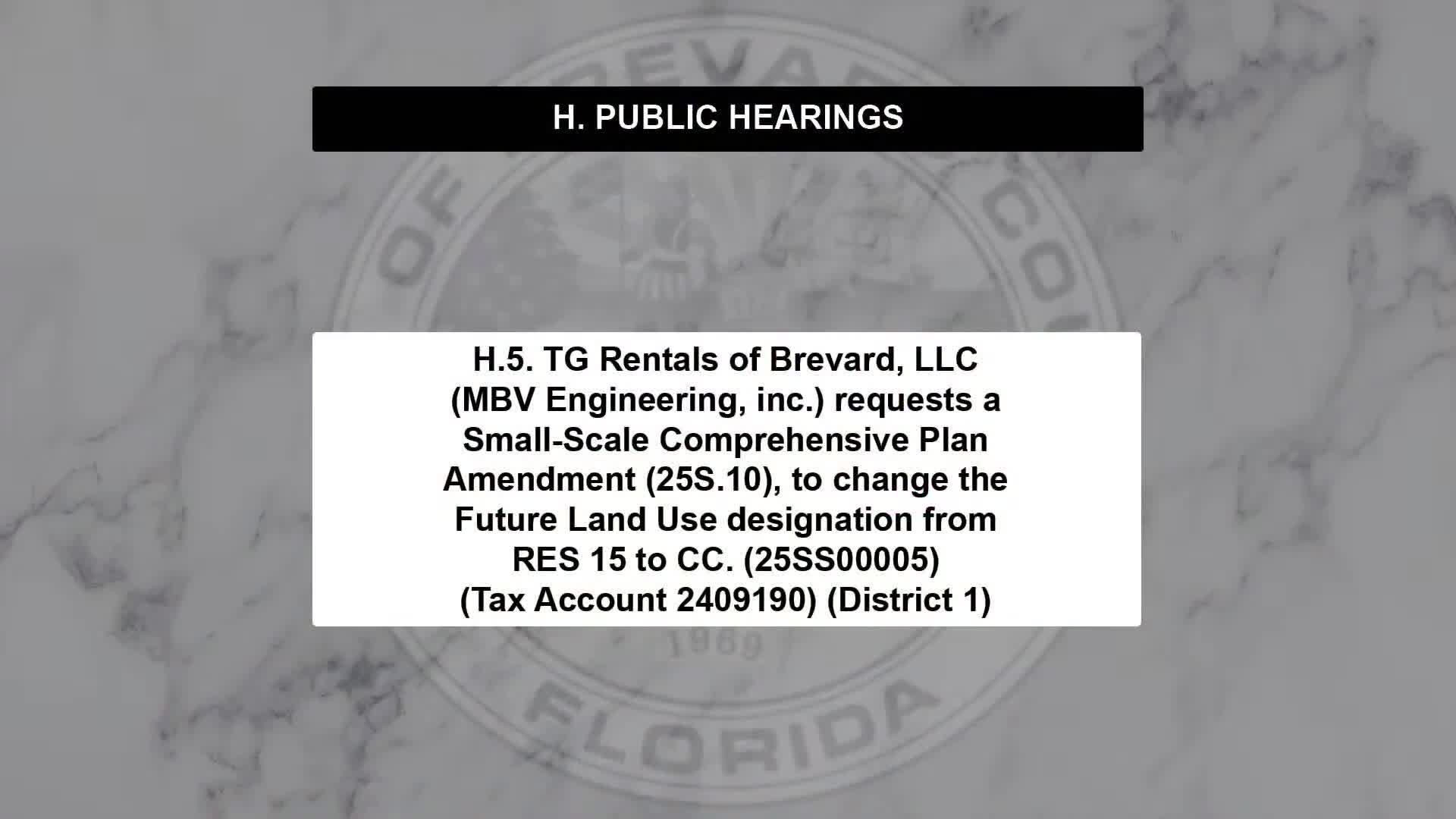Commission approves comp-plan amendment and zoning change to allow RV/mini-storage; commissioner with ownership interest abstains