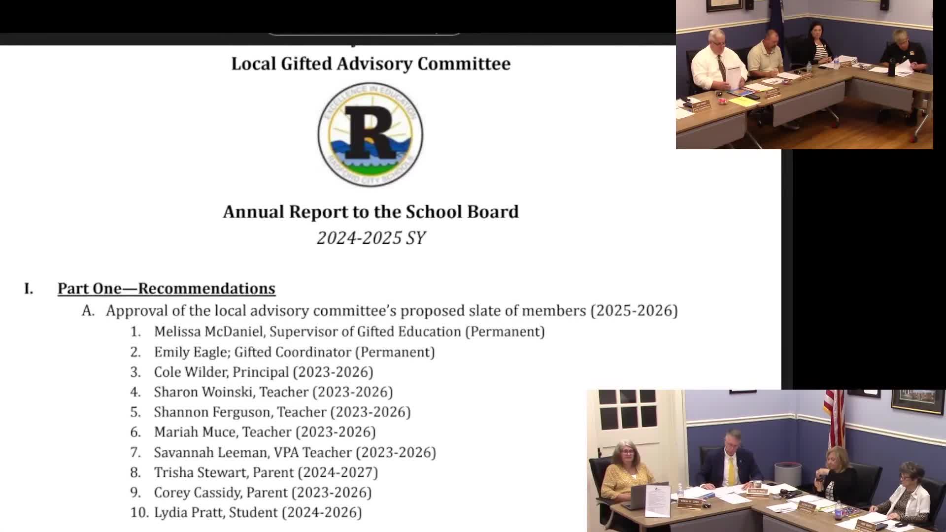 Radford reports surge in AP pass rate and rising dual-enrollment; gifted program expands referrals and governor's school seats