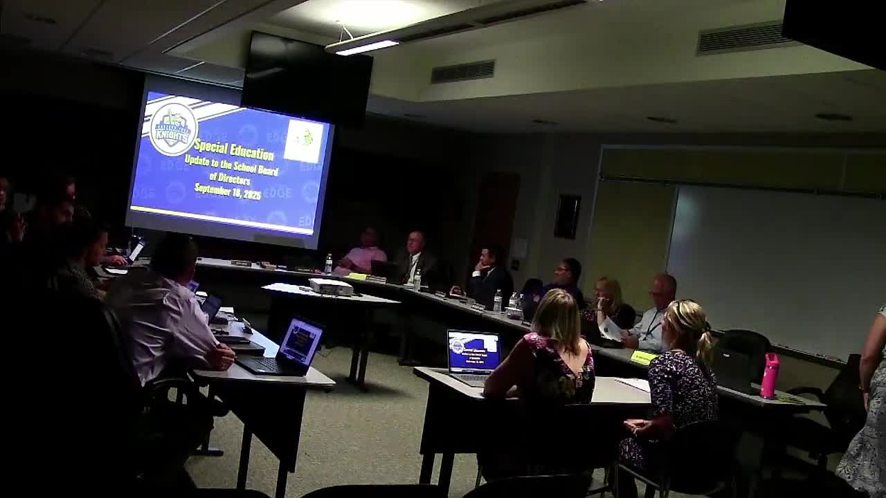 Eastern York special-education update: district adds in‑house programs, reports tuition revenue and fewer out‑of‑district placements