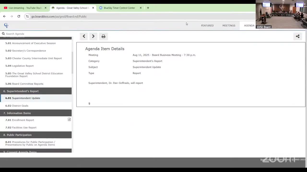Parents press Great Valley board to add classrooms as superintendent reports dip in kindergarten enrollment