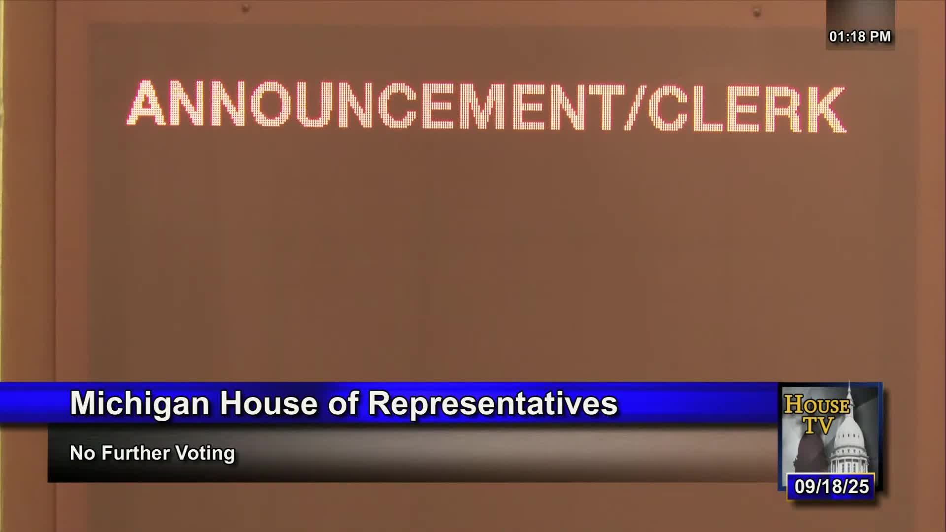 Committee on Regulatory Reform Reports Multiple House Bills for Adoption in Michigan