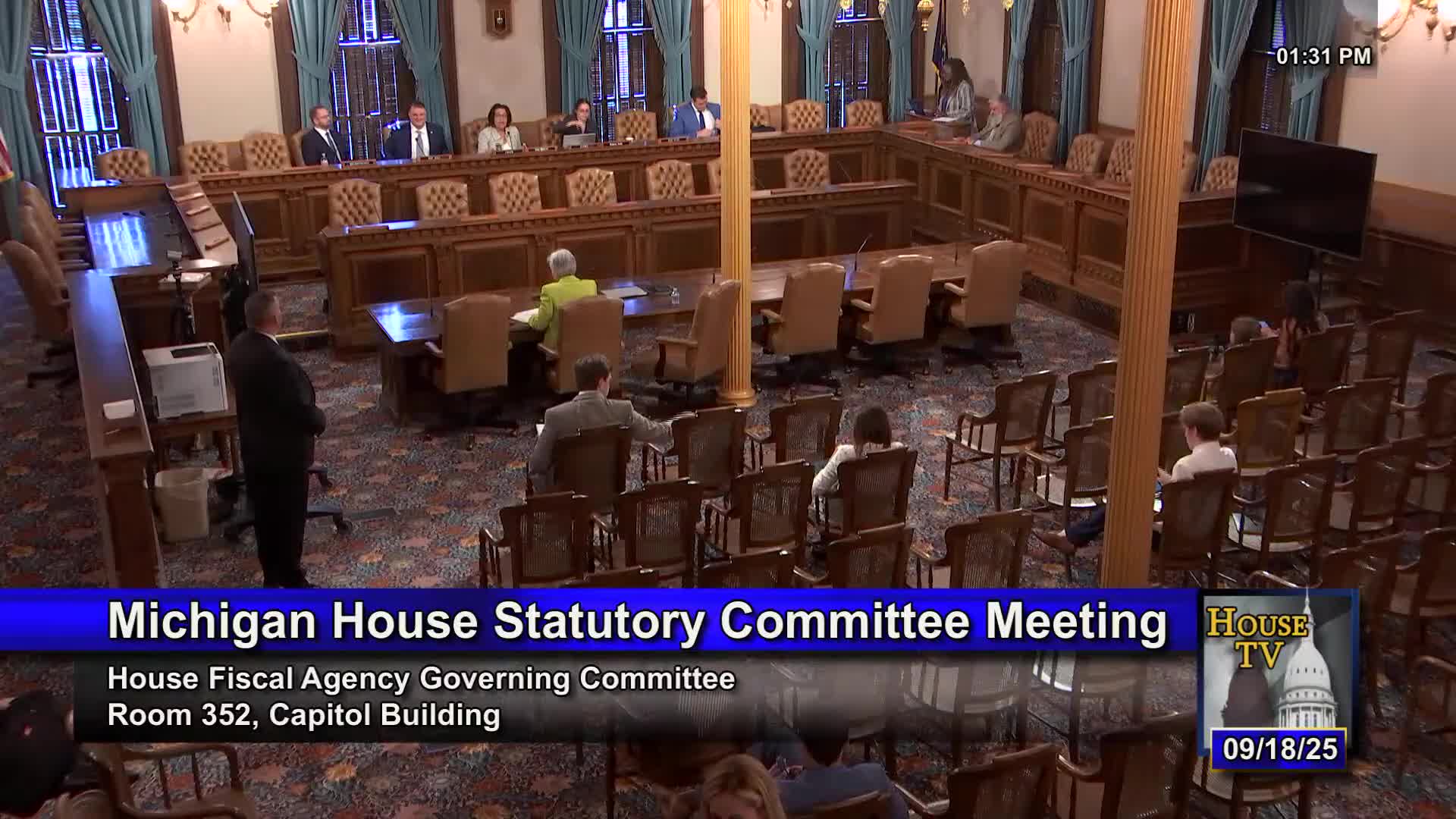 House Fiscal Agency Approves Quarterly Financial Report Under Chair Bolan
