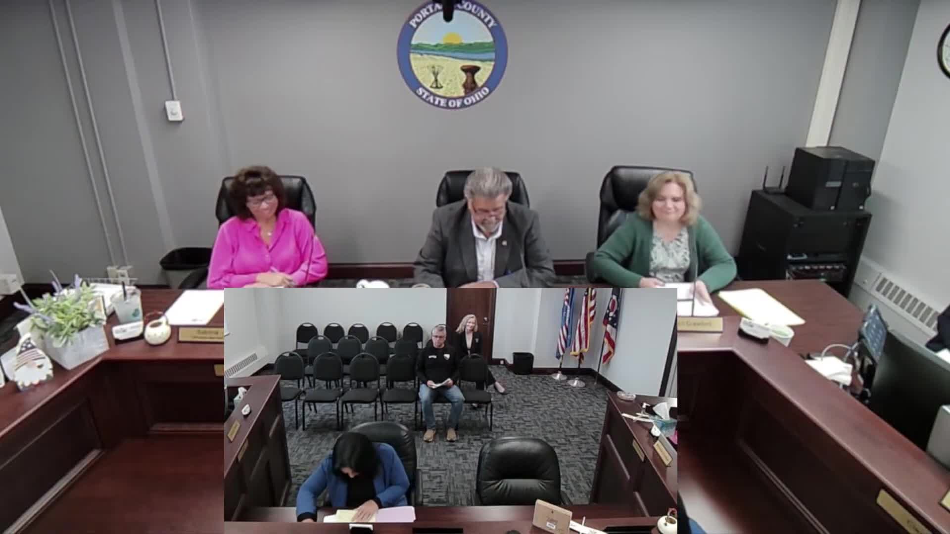 Portage County commissioners advise flat 2026 budgets, warn against wage increases until resources clear