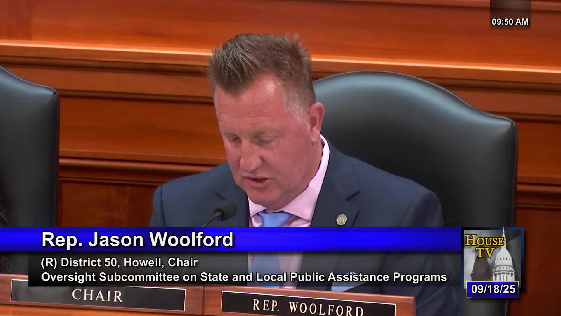 Representative Brock Questions Acceptable Error Rate for SNAP Program Oversight