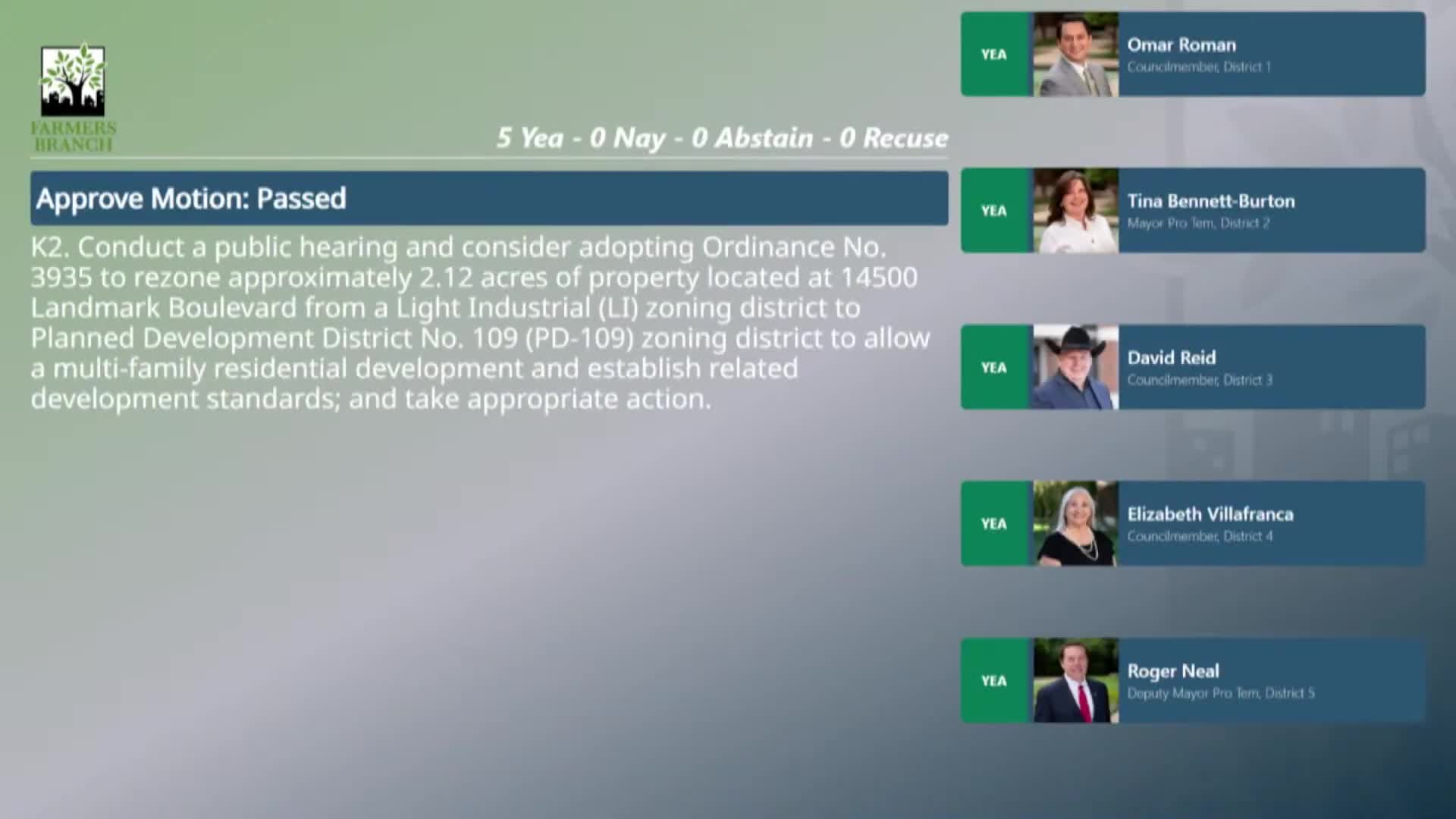 Farmers Branch approves up to $5.5 million in general obligation bonds for water infrastructure