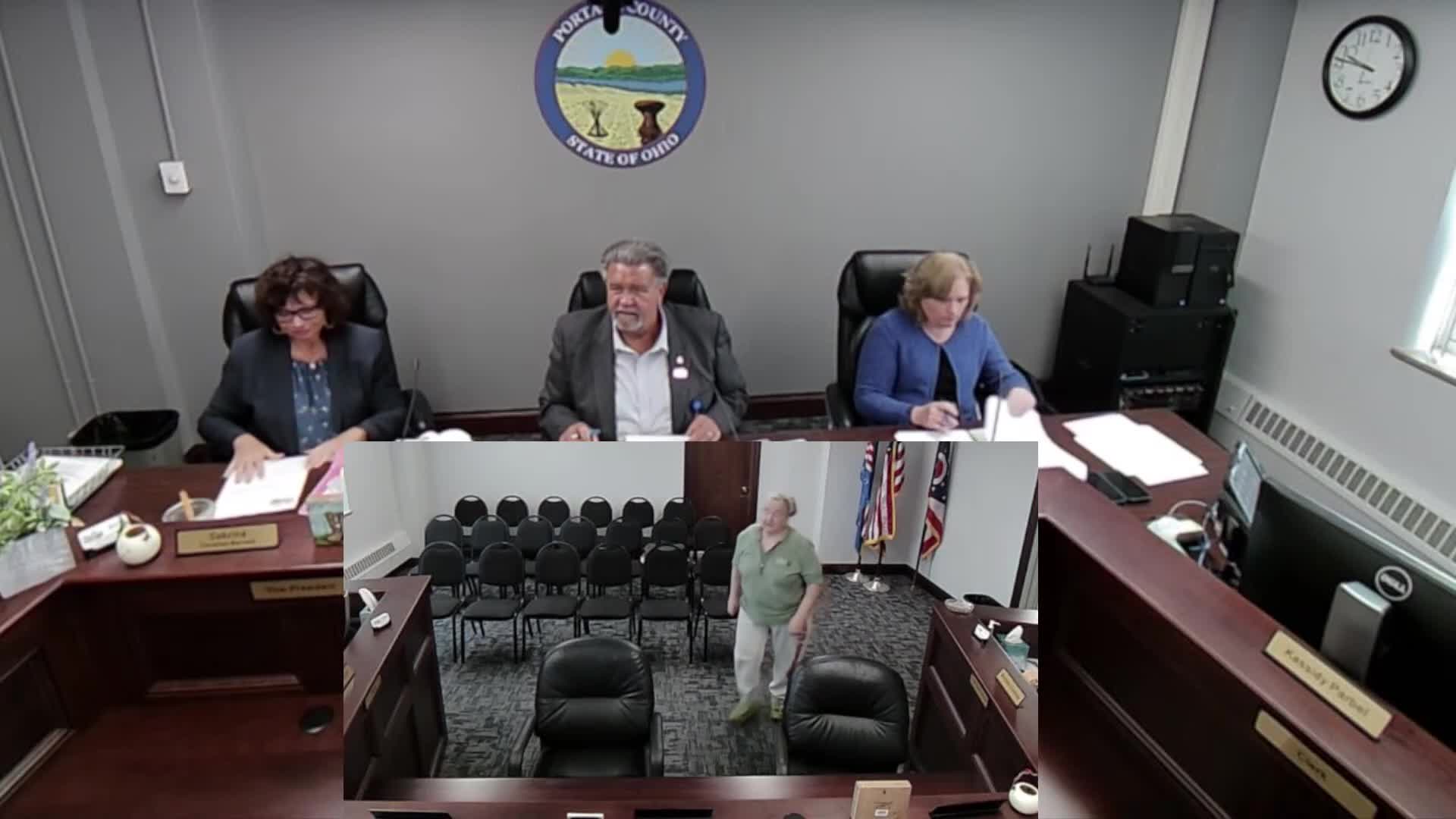 Public commenter urges caution on tax abatements and asks questions about ICE detainee plan and jail costs