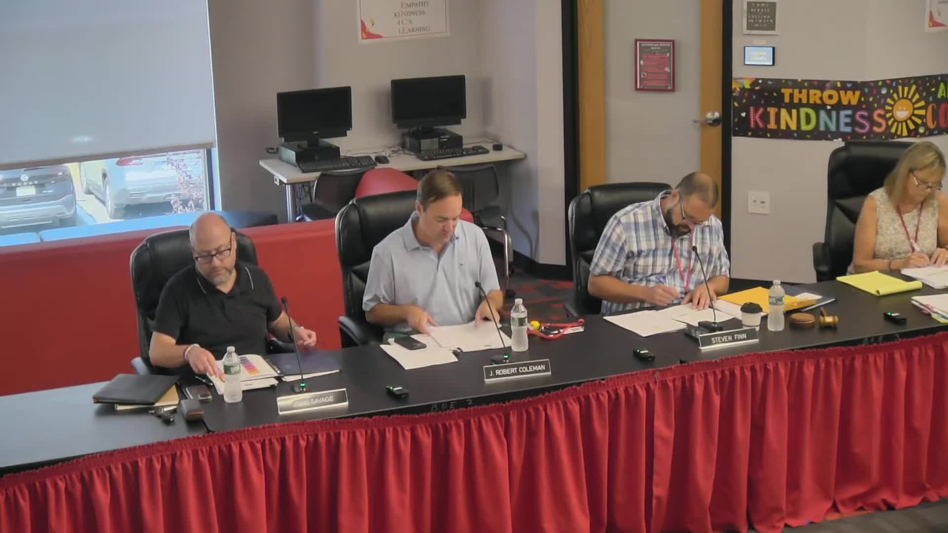 Board approves issuance of tax warrant for 2025–26; members note a date typo in the warrant text