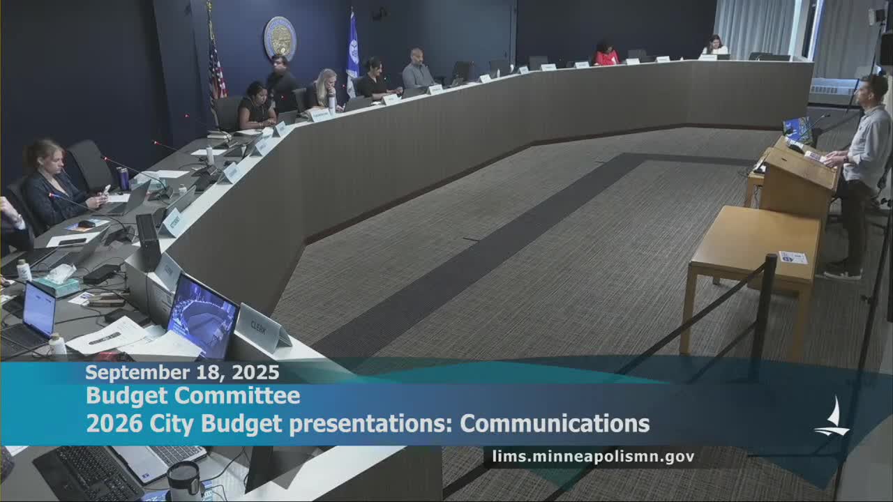 City centralizes communications staff, chief outlines digital-first strategy in 2026 budget plan