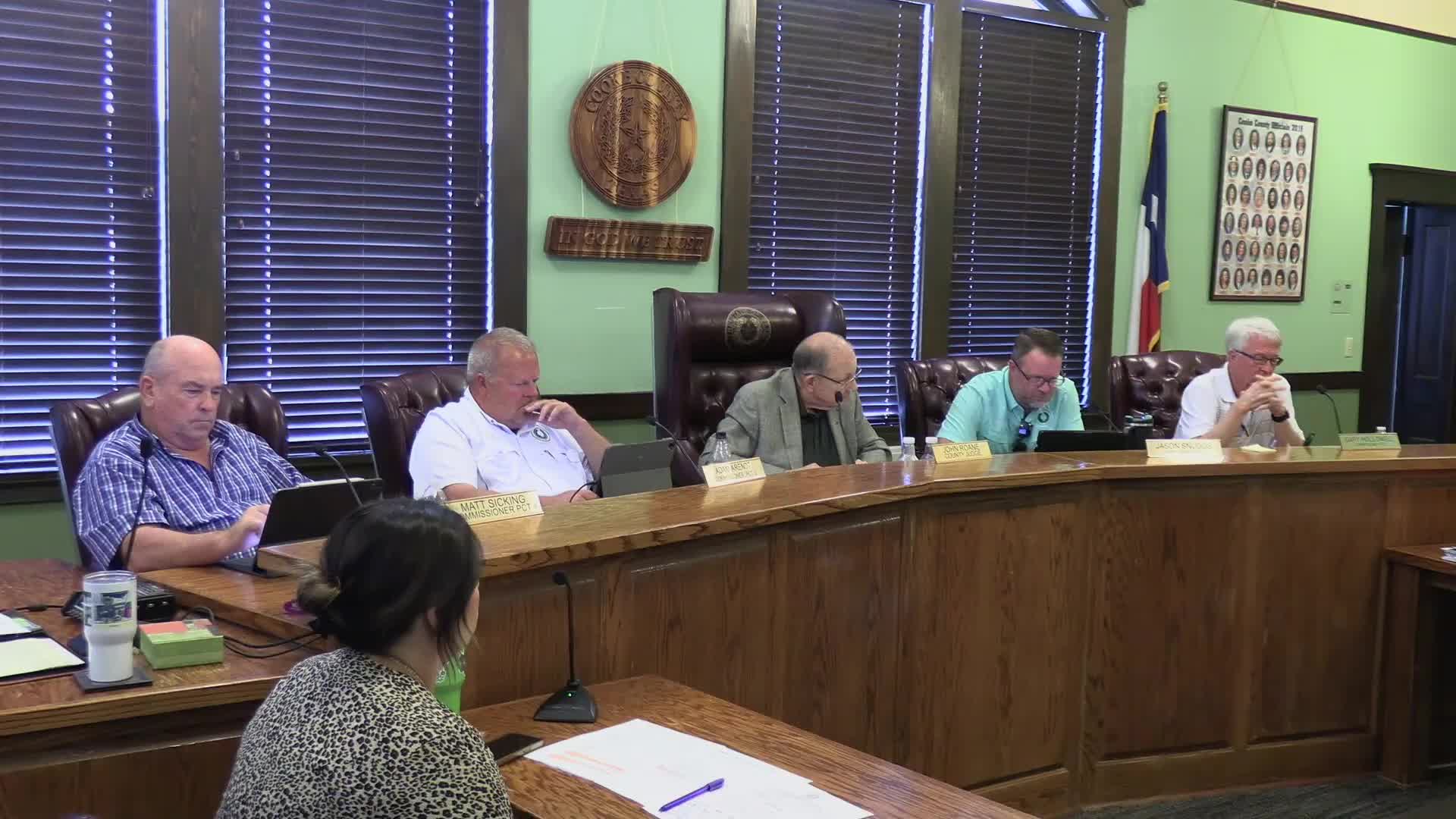 Commissioners adopt proposed FY26 tax rate equal to voter-approval rate, set public hearings for Sept. 8