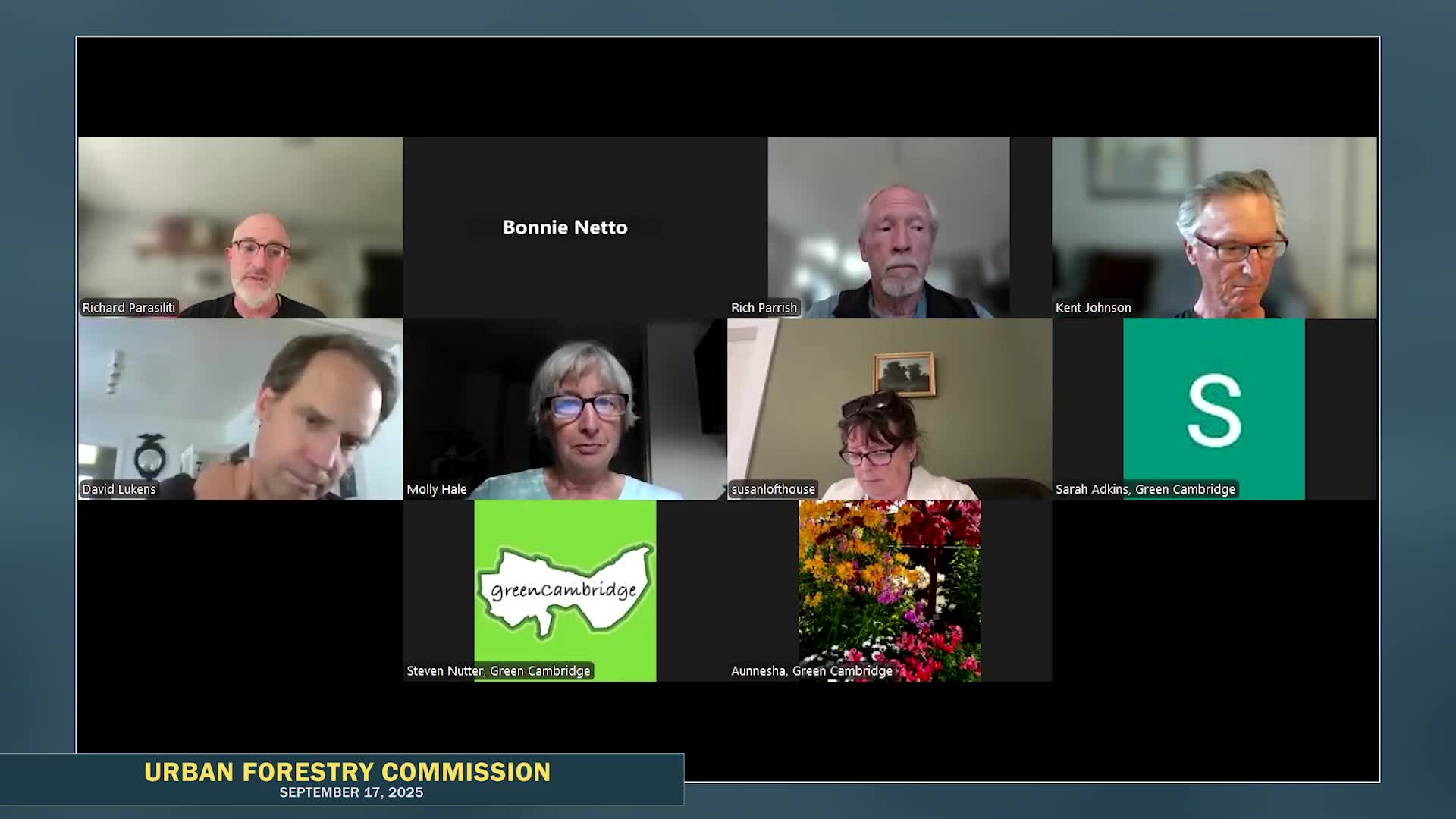 Cambridge nonprofit outlines youth-powered canopy program to Northampton commission