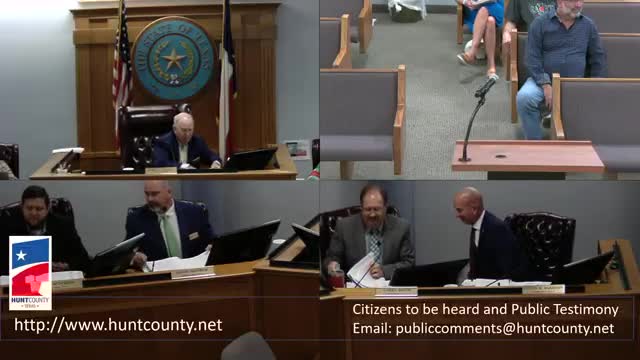 Hunt County officials debate $7 million shortfall in proposed FY2026 budget; judge signals likely tax-rate increase to cover sheriff request