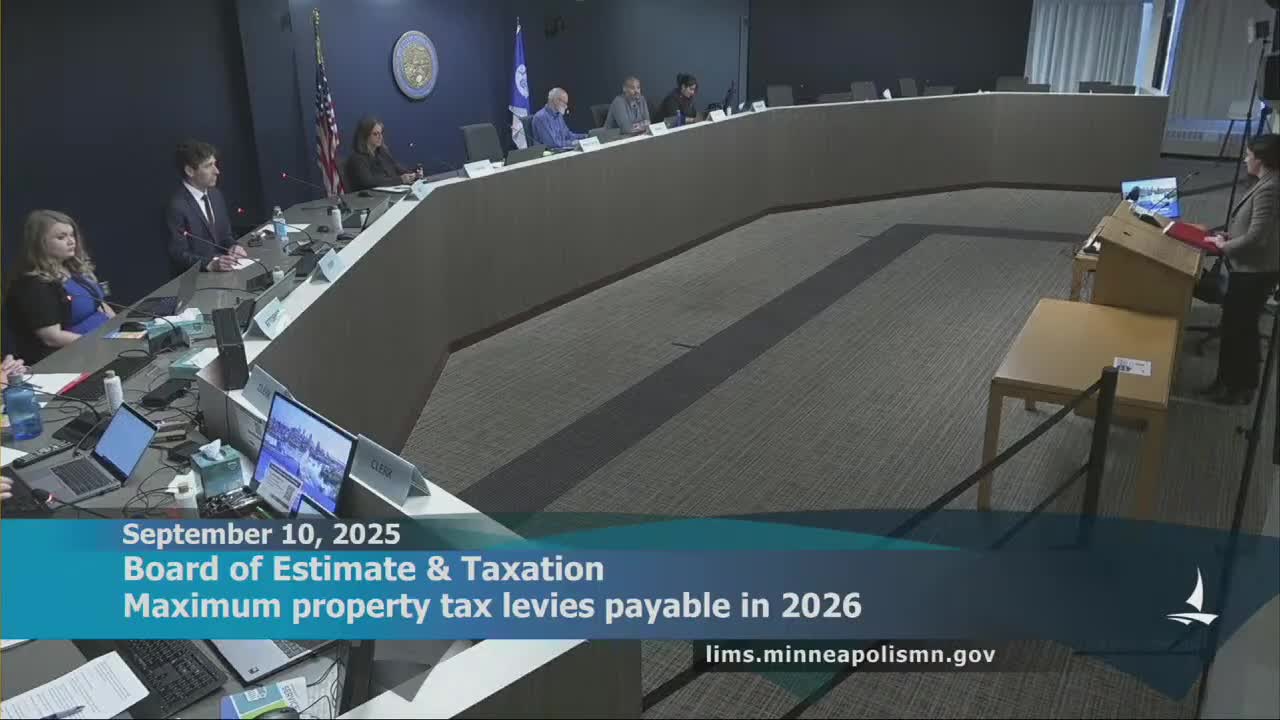 City presents 2026 recommended budget that calls for 7.8% levy increase; BET to set maximum next week