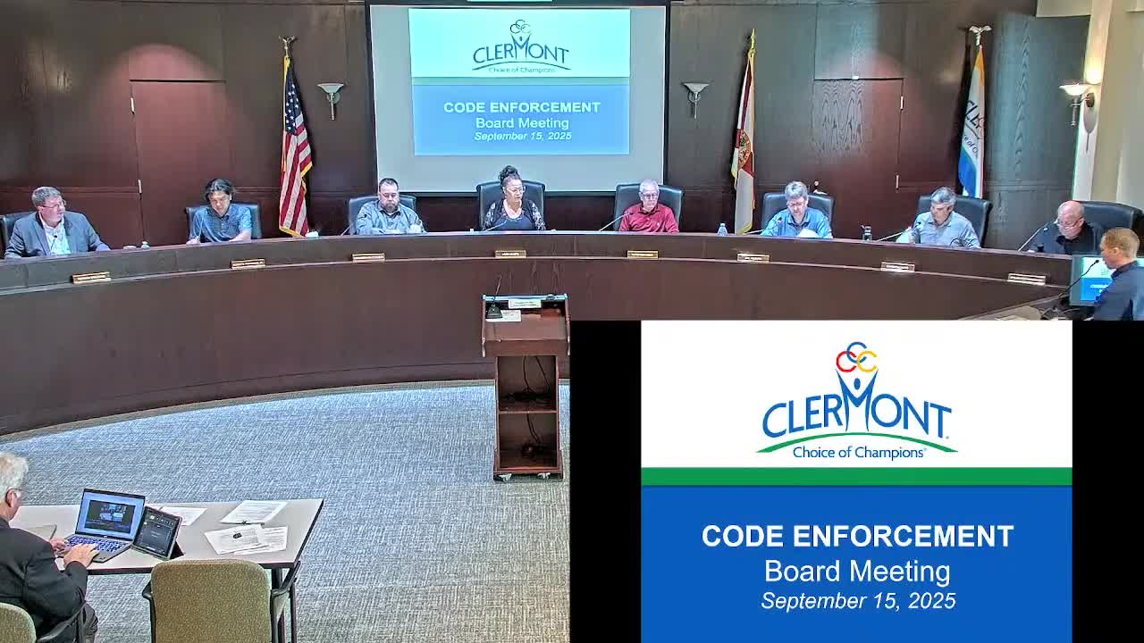 Code board rescinds fine for Lake Mineola Condominium after association shows compliance