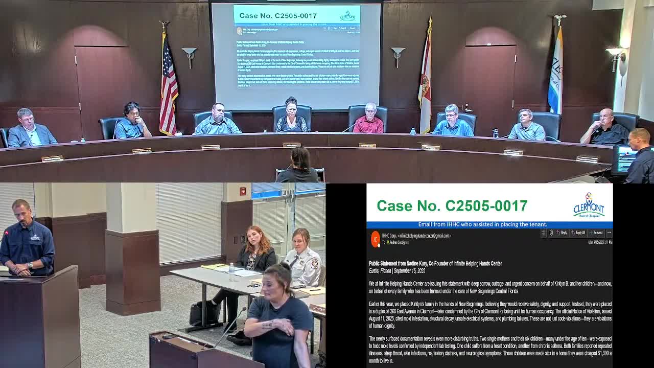 Code board finds New Beginnings property uninhabitable in part, orders repairs and sets 10-day compliance deadline