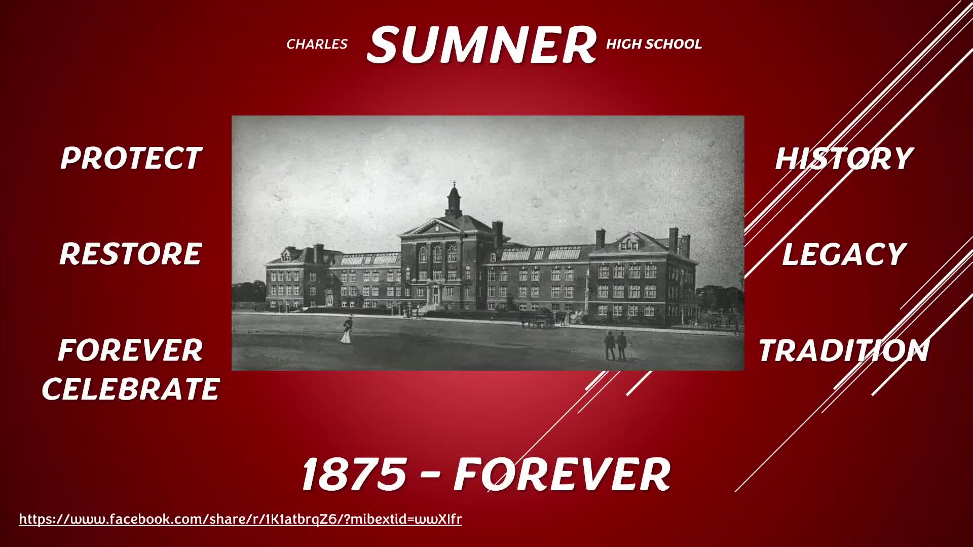 Advocates push to secure local, state and national landmark status for Charles Sumner High School
