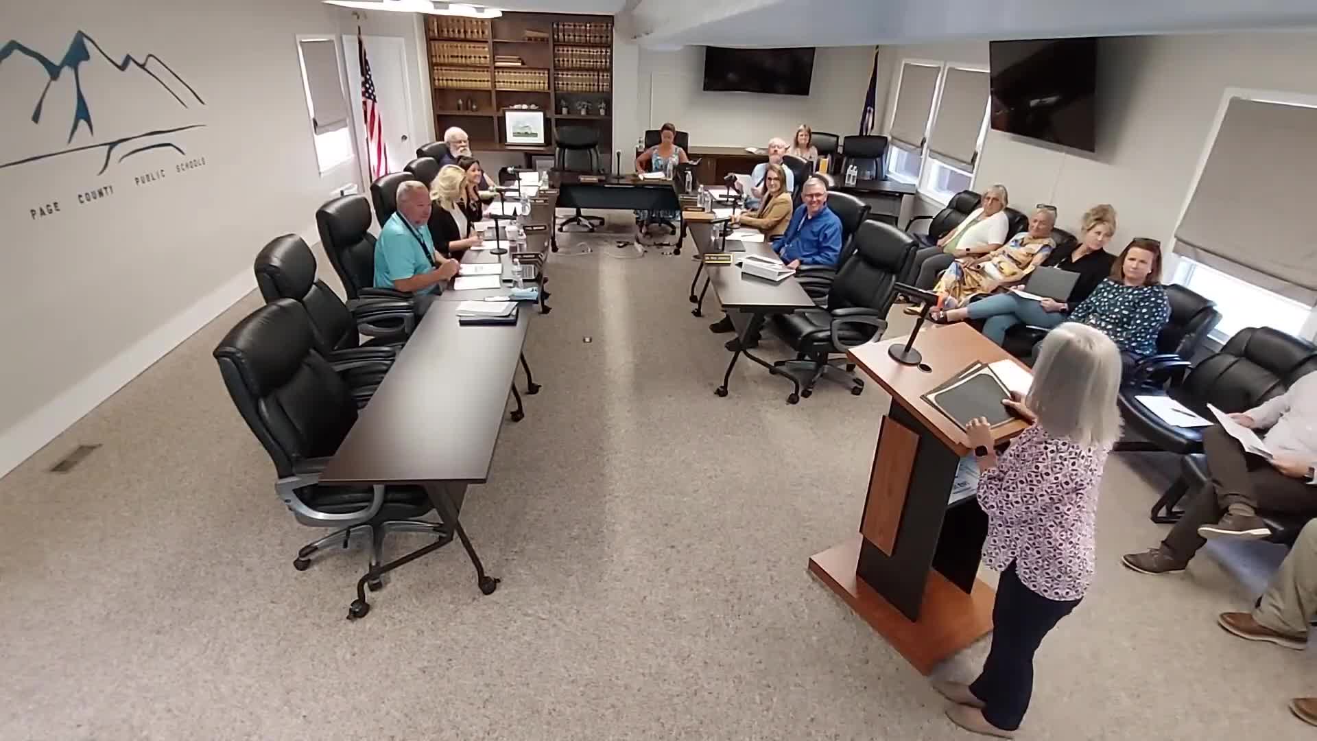 Page County Schools Recognize Future Educators and Approve Key Grants and Policies