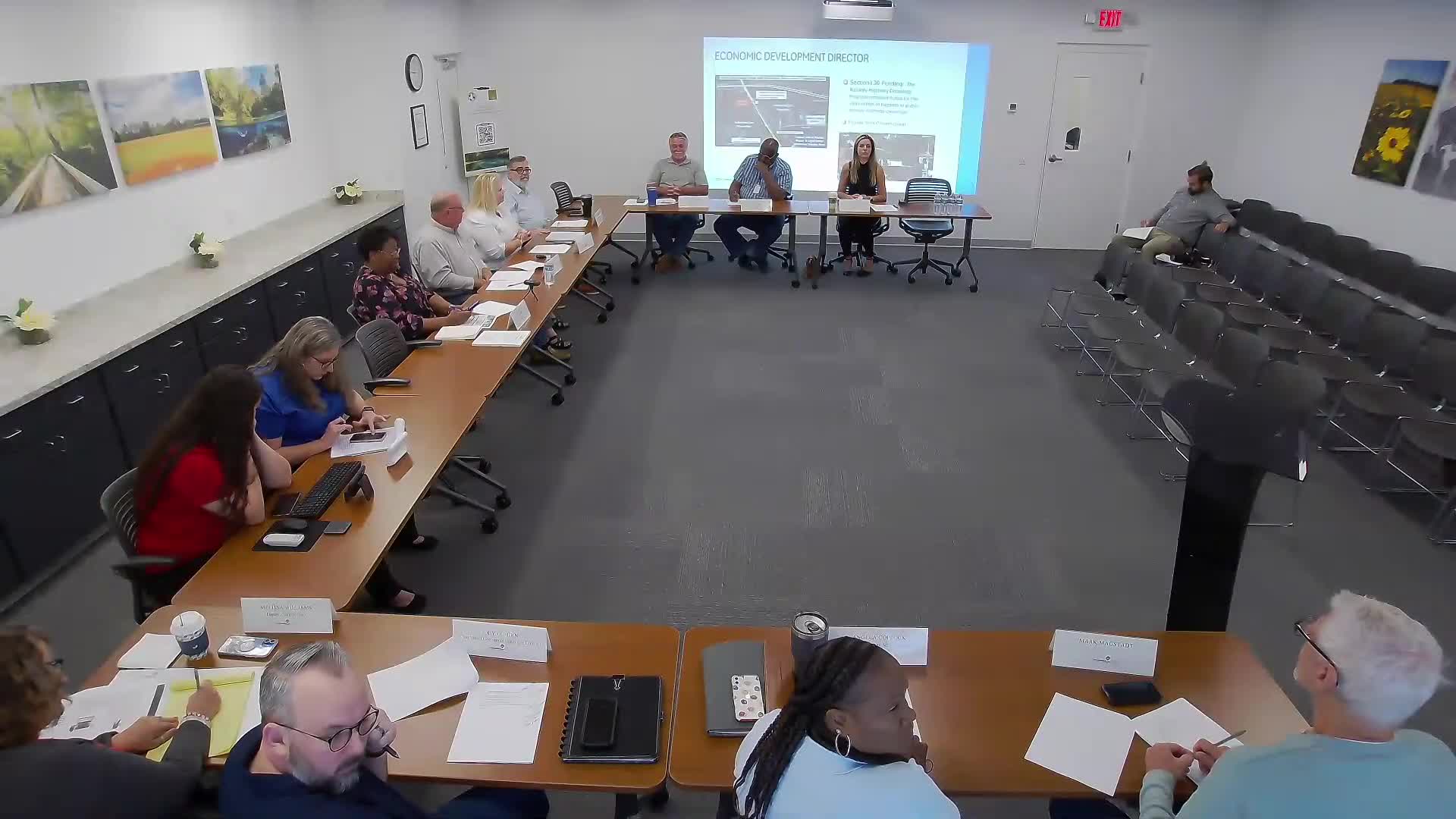 County pursues rail‑safety and utility grants to support Bell Road extension and an industrial site