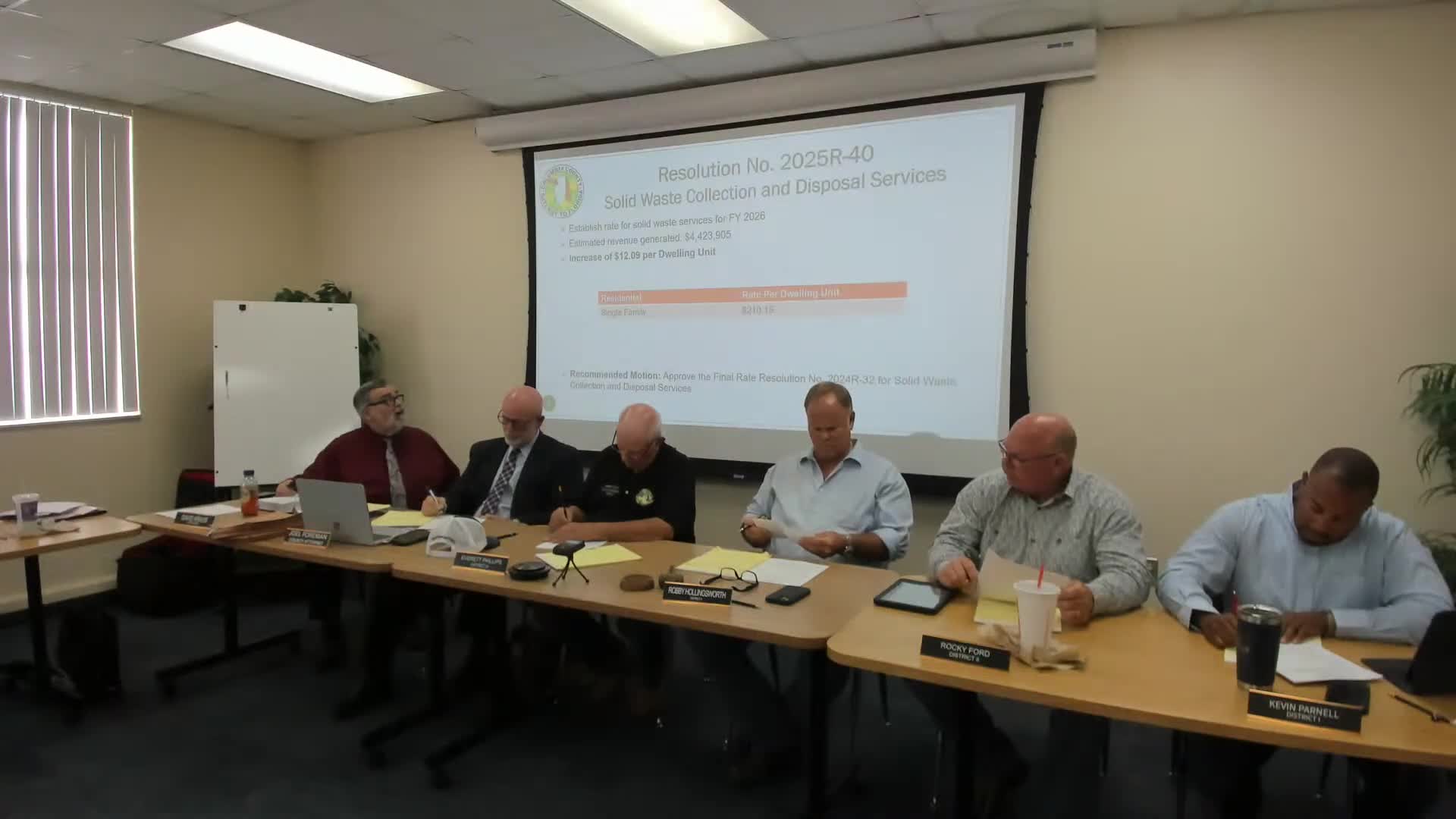 Columbia County board adopts modest increase to solid-waste assessment; residents press for details