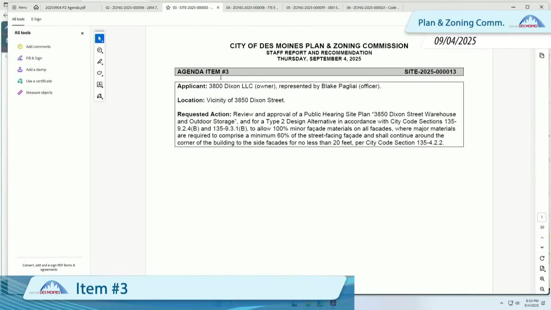 Commission approves design exception for 3850 Dixon warehouse facades