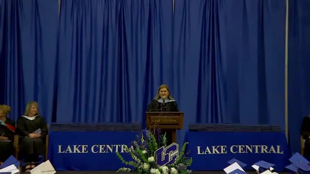 Lake Central principal and superintendent tell graduates to expect change, reskill and lean on community