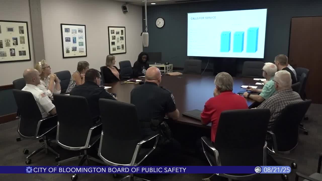 Board hears police report on crime trends, recruiting and limited Taser use; approves promotion