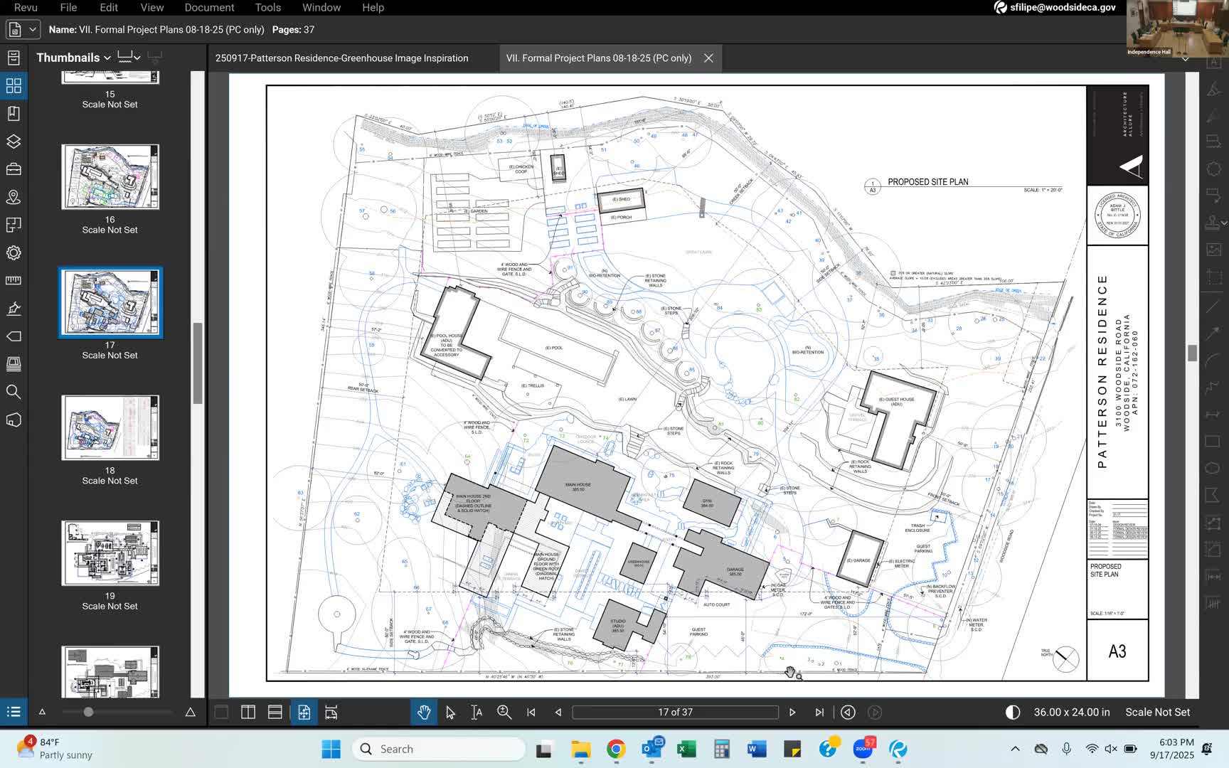 Planning Commission Reviews Woodside Project for New Residence and Greenhouse Permit