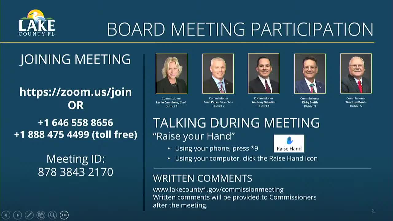 Lake County veterans urge restoration of in‑county veteran service officers as commissioners say vacancies are being filled