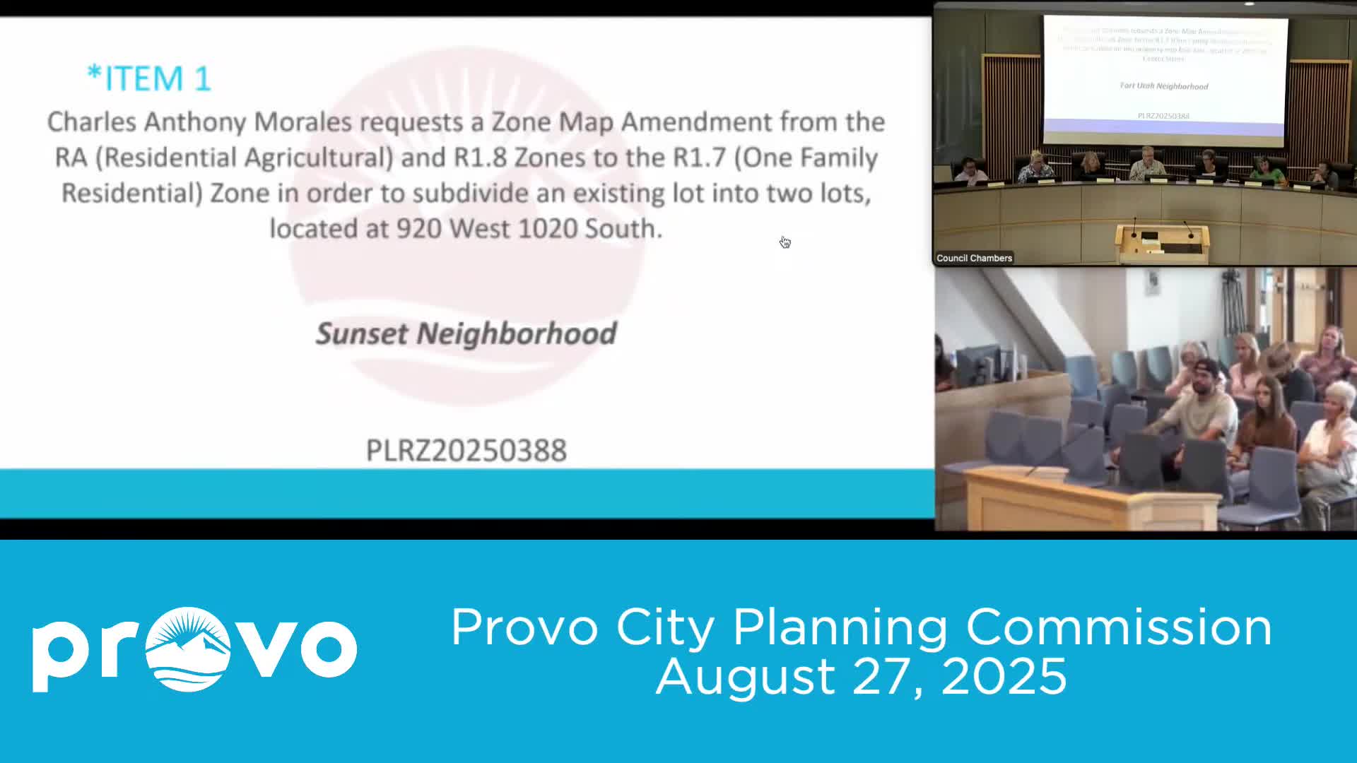 Commission recommends rezoning to subdivide agricultural parcel on West Center Street
