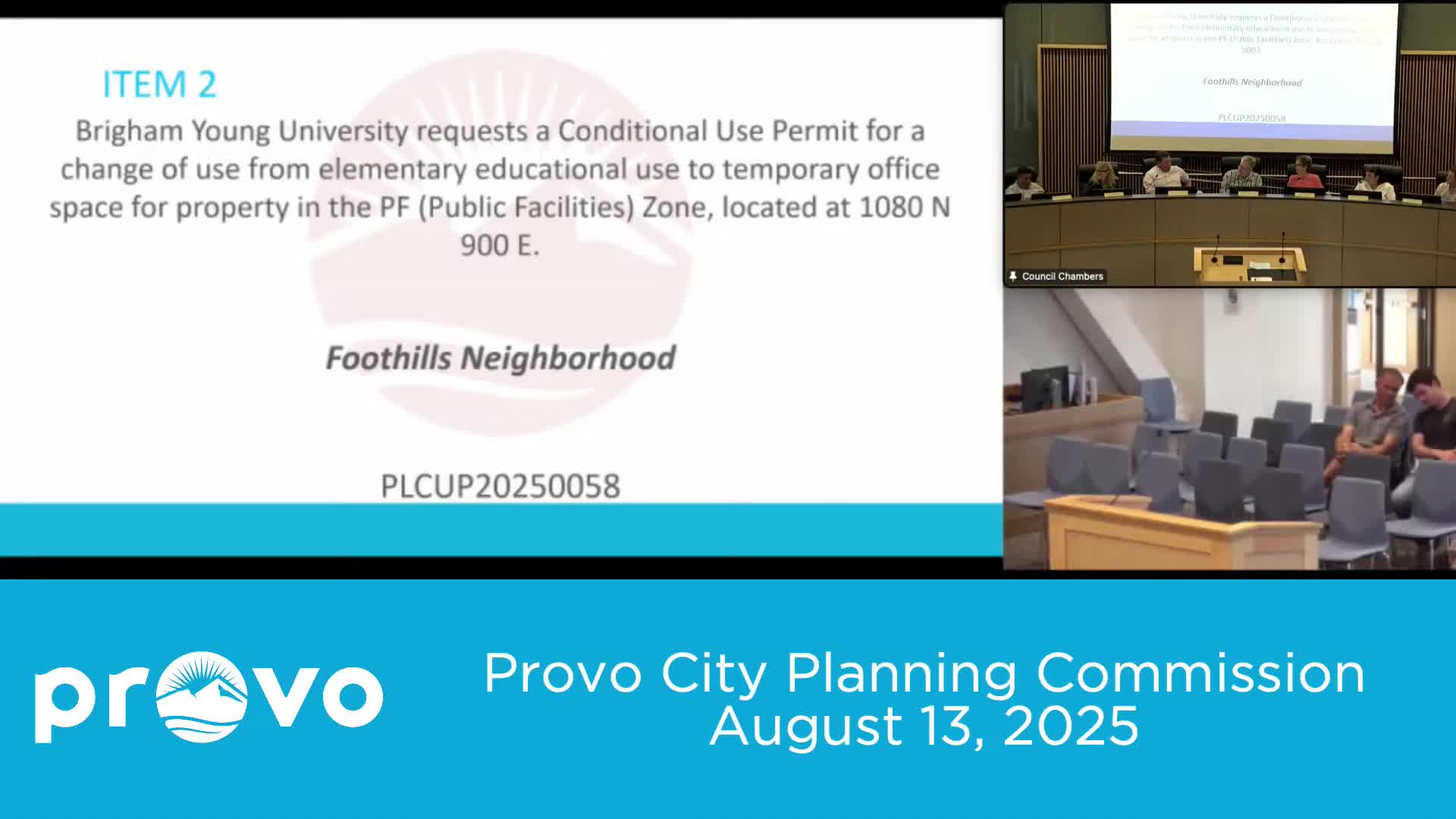 Commission recommends approval of small zone change to enable two‑lot subdivision at 2525 West 620 North
