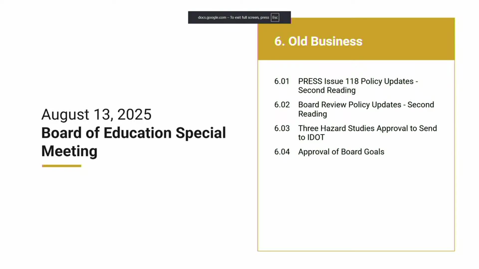 Board adopts PRESS 01/18 policy updates, adds medication‑distribution revisions and student member language