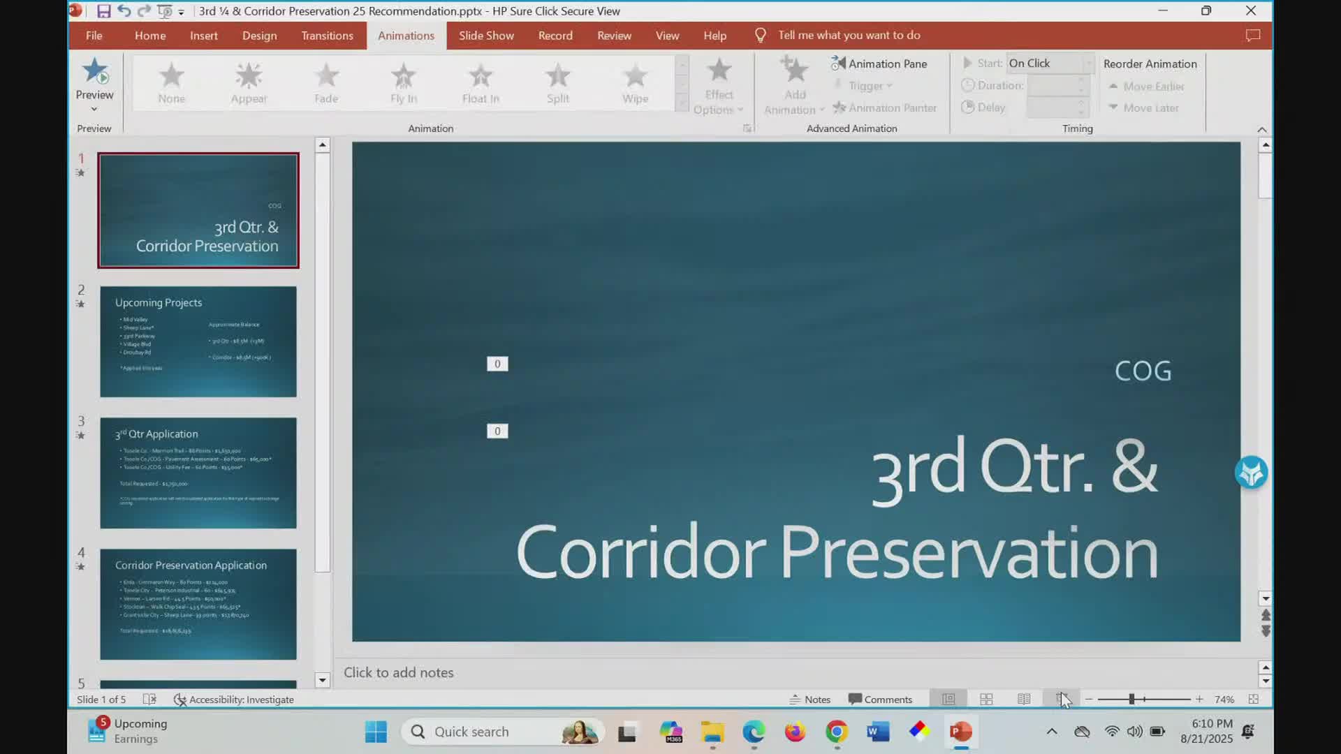 COG subcommittee recommends funding Mormon Trail completion, COG studies; members approve committee recommendations