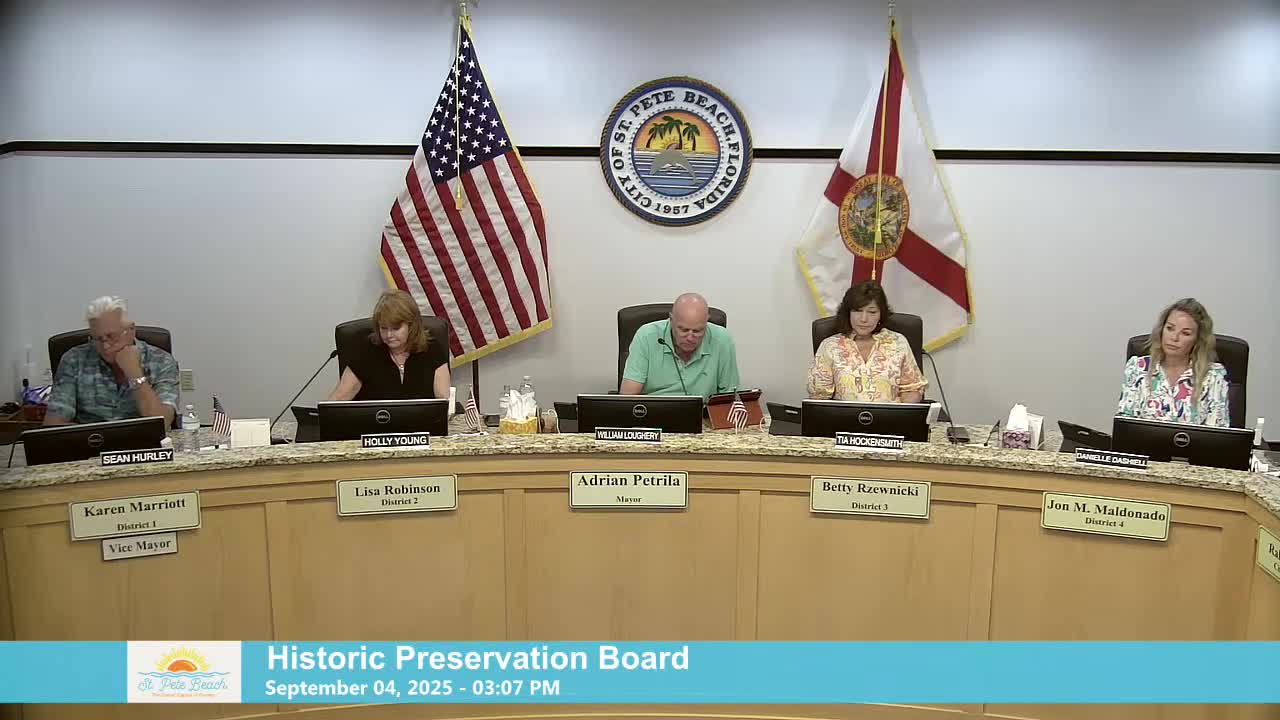 Board designates 'Pumpkin Shell' at 8345 Boca Ciega Drive as local historic landmark