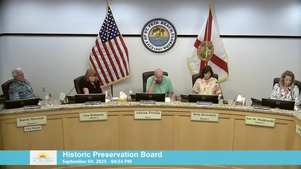 Board hears updates on city-owned historic resources, museum volunteer call and upcoming road closures