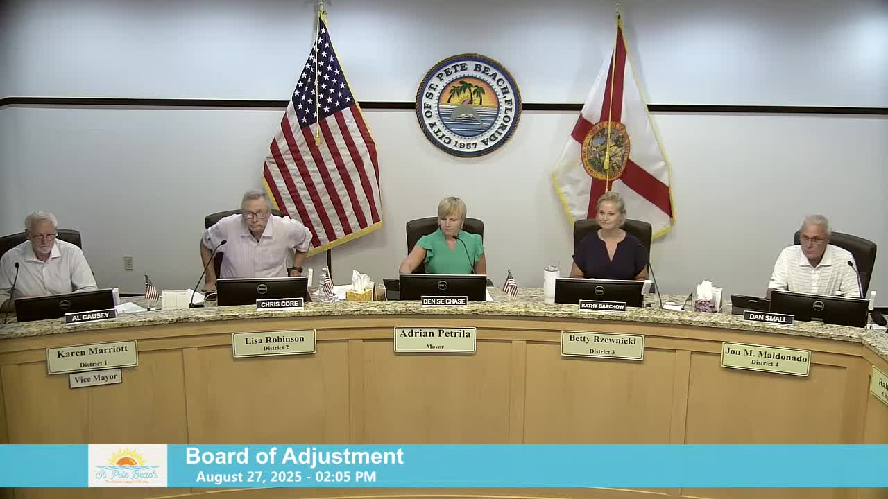 Board approves taller fencing along El Centro at Don Cesar to screen service lot