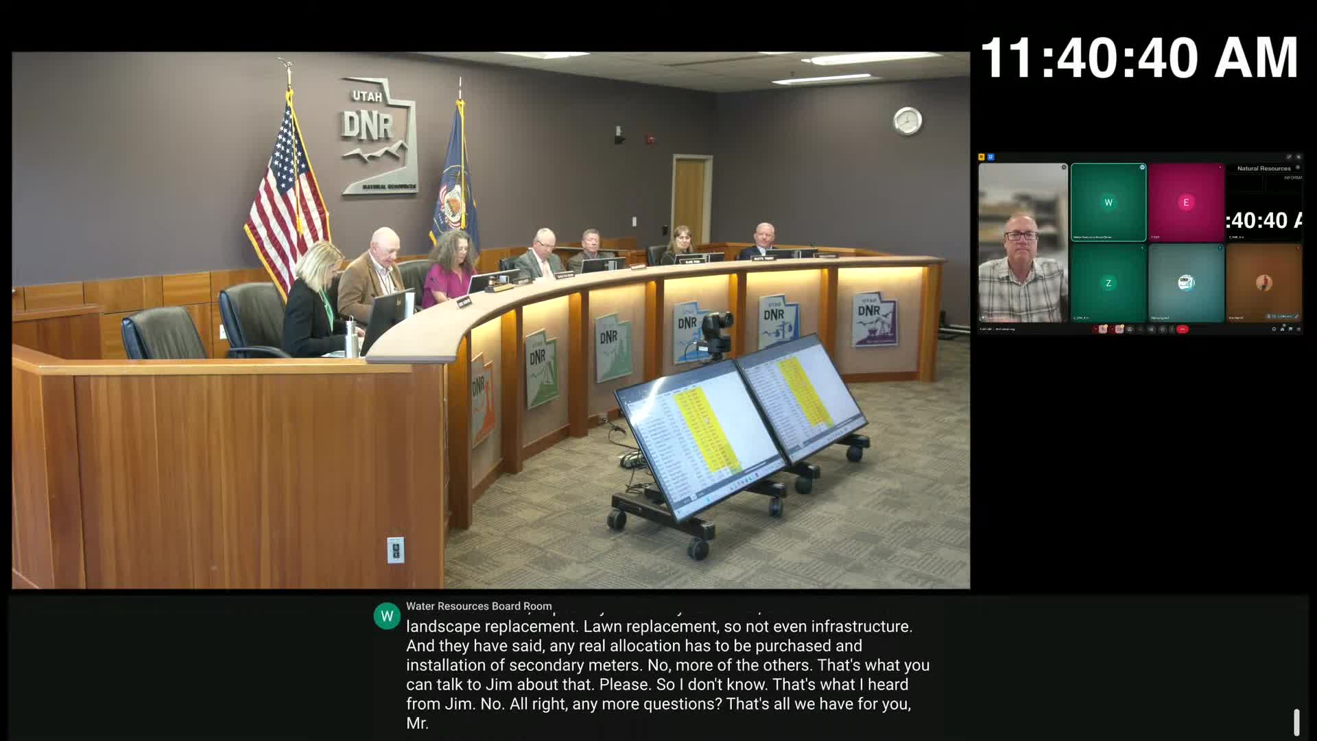 Board briefing concludes; March to formal meeting with motions expected